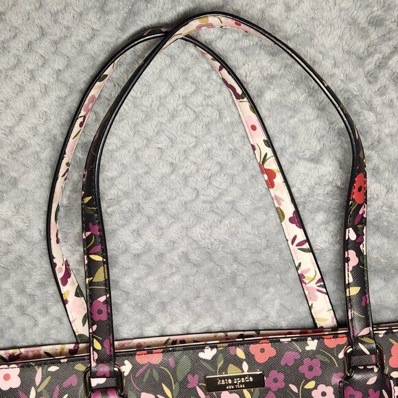 Authentic – Kate Spade Laurel Way Boho Floral Tote with COA - PRICE IS FIRM - Picture 6 of 13